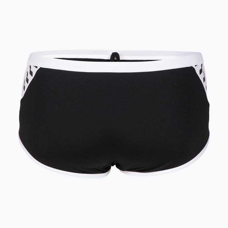 Плавки чоловічі Arena Icons Swim Low Waist Short Solid black/white 5