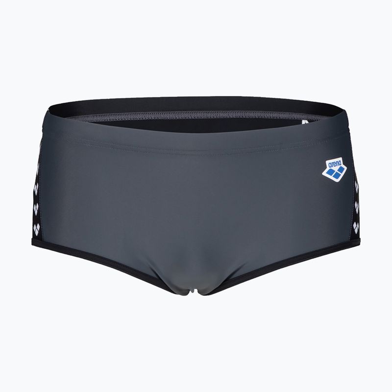 Плавки чоловічі Arena Icons Swim Low Waist Short Panel asphalt/black 4