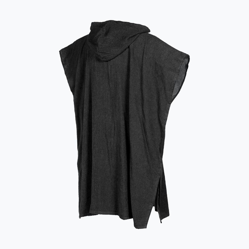 Пончо Arena Big Logo Hooded mélange dark grey/grey 3