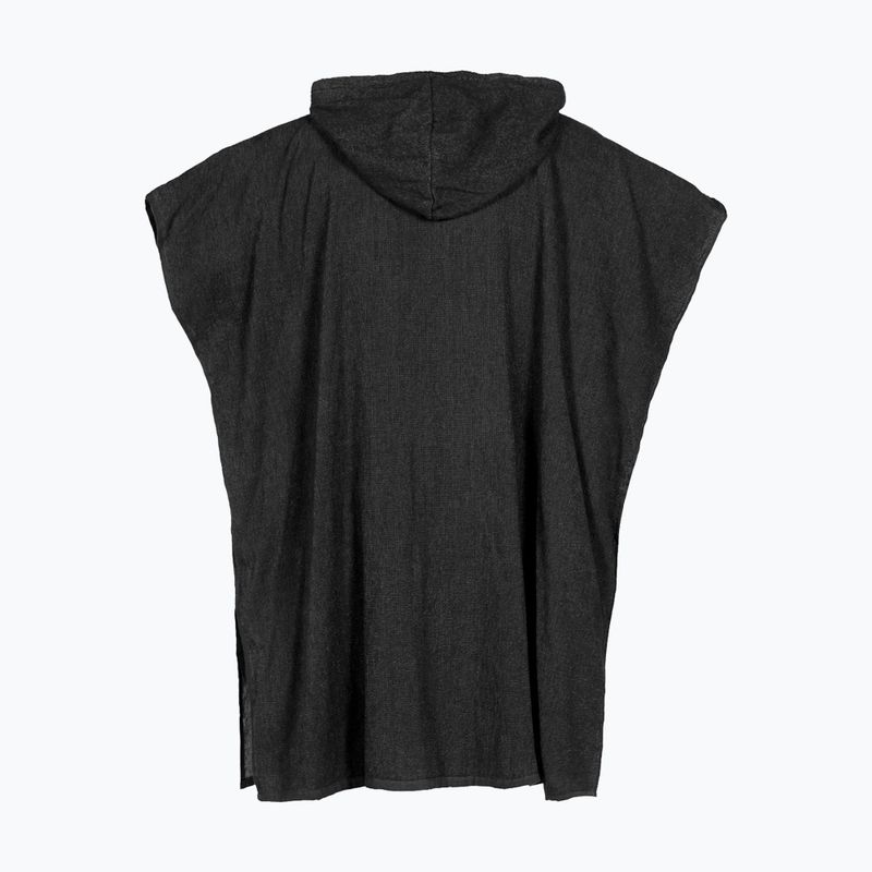 Пончо Arena Big Logo Hooded mélange dark grey/grey 4