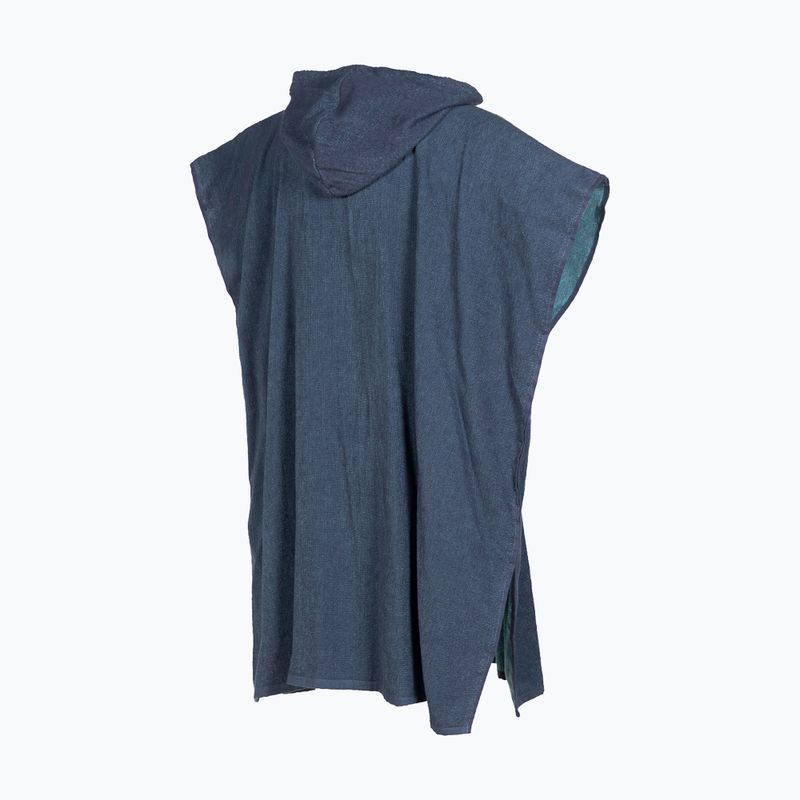 Пончо Arena Big Logo Hooded mélange navy/sky 3