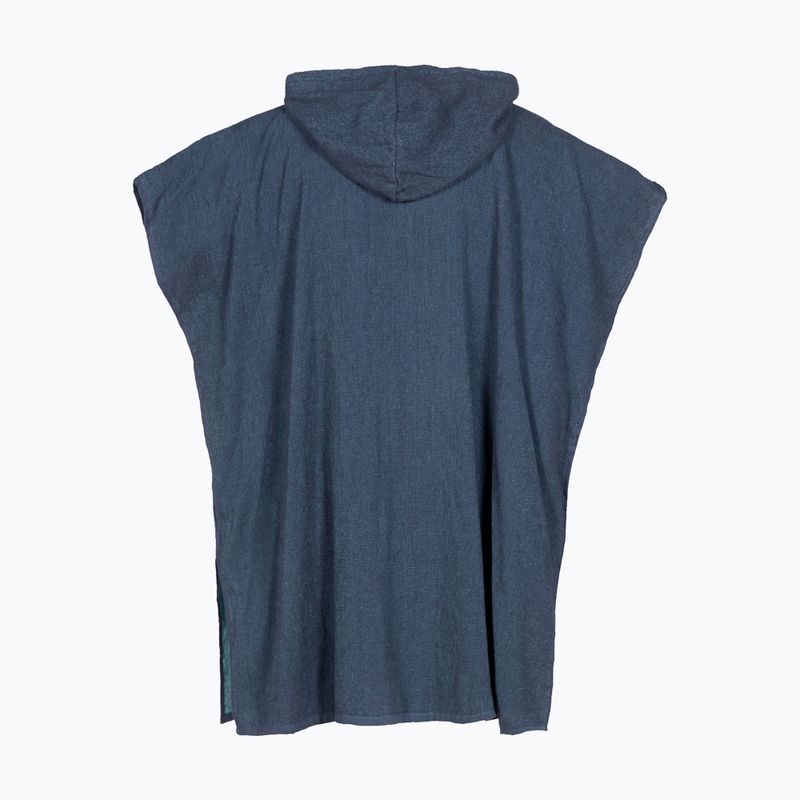Пончо Arena Big Logo Hooded mélange navy/sky 4