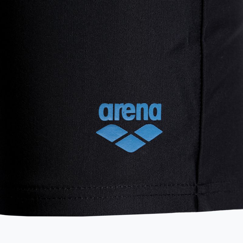 Плавки дитячі Arena Swim Short Logo black/turquise 3