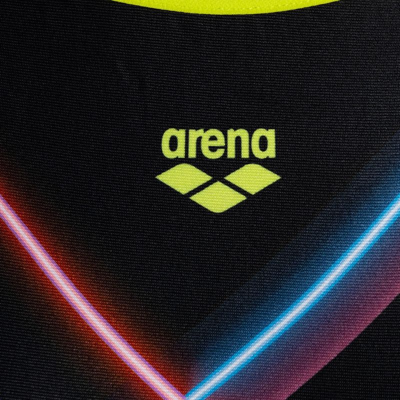Купальник суцільний жіночий Arena Tech One Back Placement black/multi 3