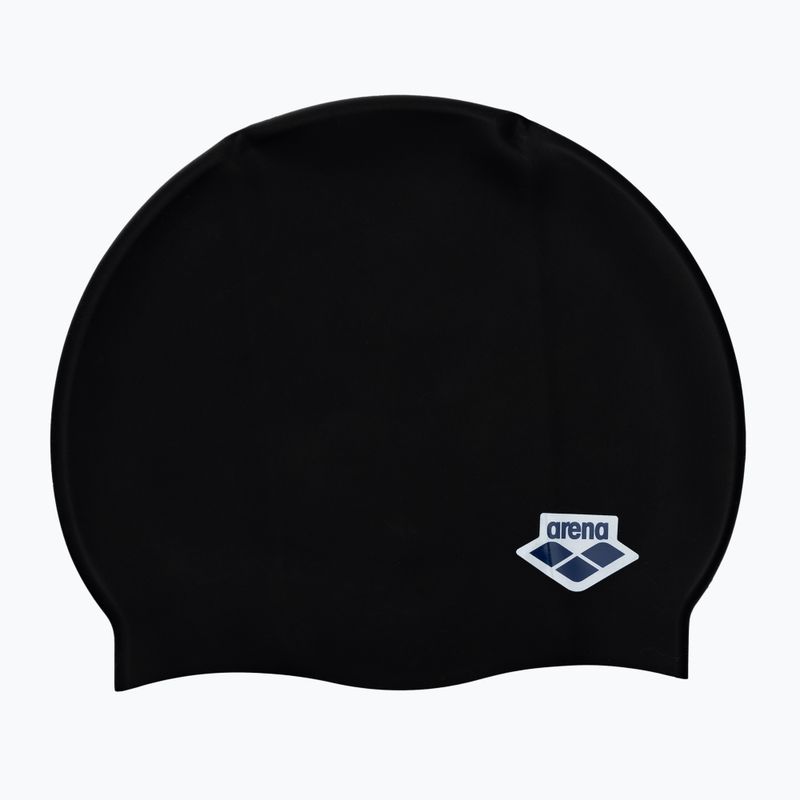 Шапочка для плавання arena Icons Team Stripe black/black 2