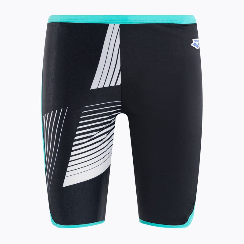 Плавки-джаммери чоловічі arena Icons Swim Jammer Logo black/white/blue diamond