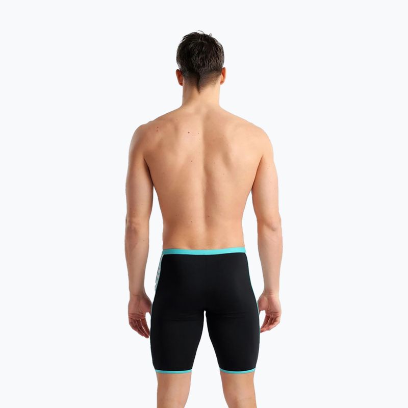 Плавки-джаммери чоловічі arena Icons Swim Jammer Logo black/white/blue diamond 6