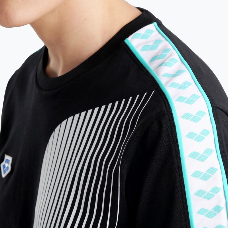 Футболка Arena Team Logo black/white/blue diamond 7