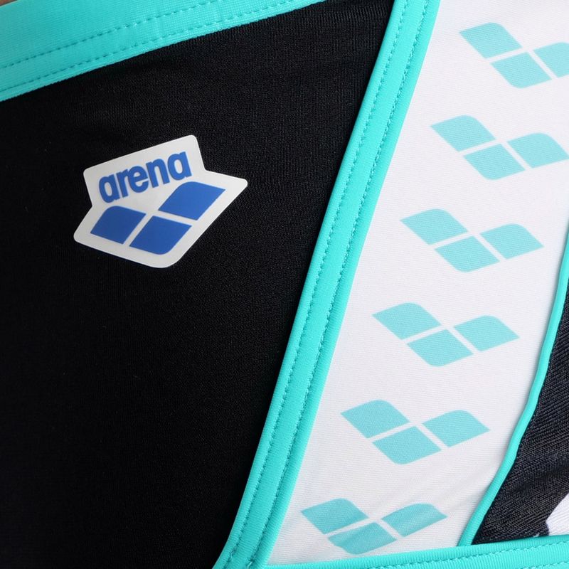 Плавки чоловічі Arena Icons Swim Low Waist Short Logo black/white/blue diamond 3