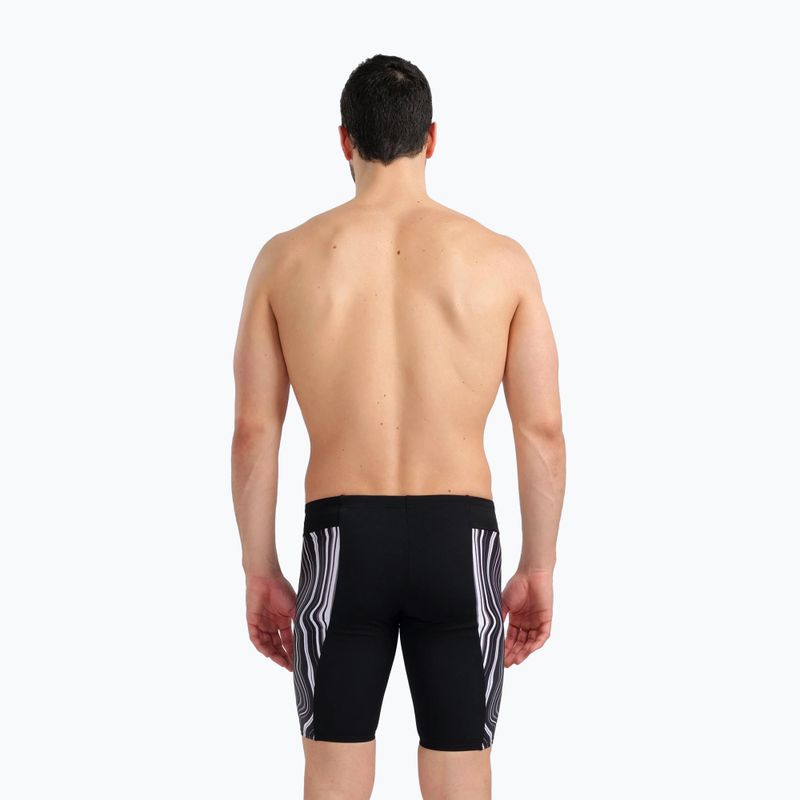 Плавки-джаммери чоловічі Arena Swim Jammer Marbled black/black multi 5