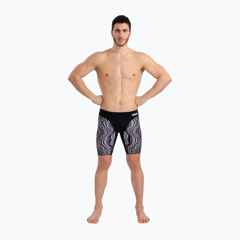 Плавки-джаммери чоловічі Arena Swim Jammer Marbled black/black multi 6