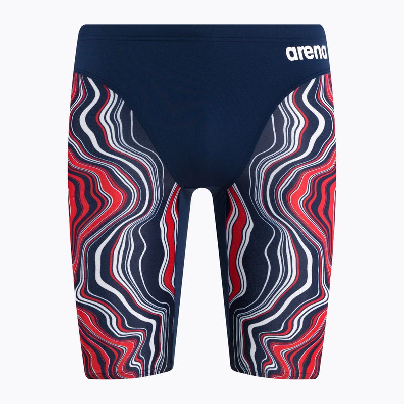 Плавки-джаммери чоловічі Arena Swim Jammer Marbled navy/red multi