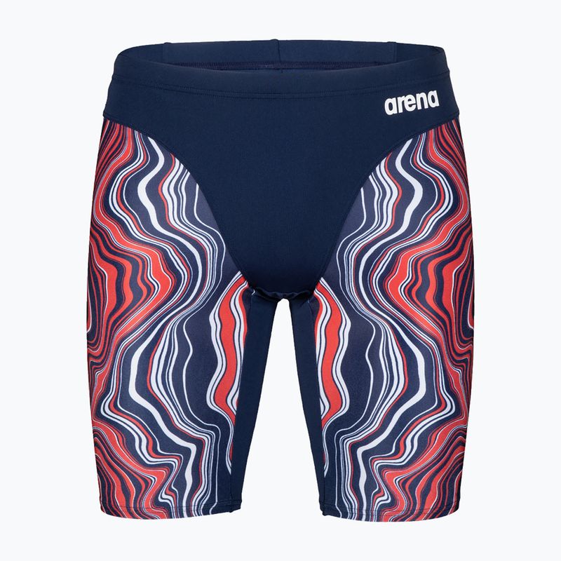 Плавки-джаммери чоловічі Arena Swim Jammer Marbled navy/red multi 4