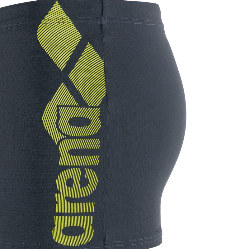 Плавки чоловічі Arena Optimal Short asphalt/soft green 3