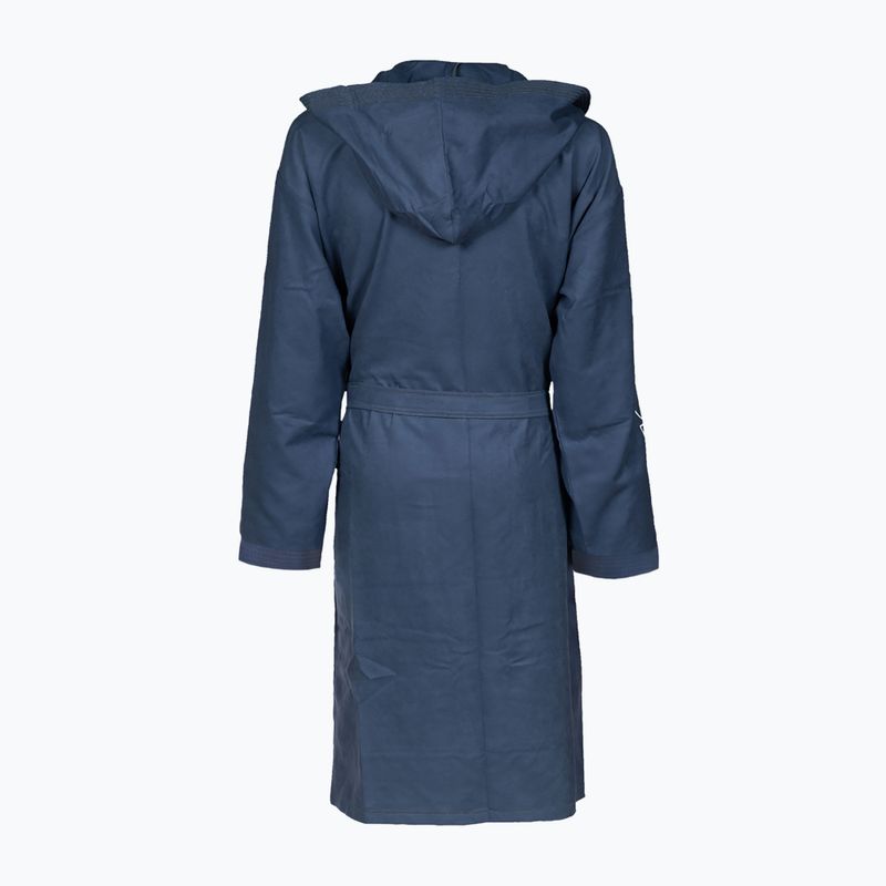 Халат дитячий arena Zeal Plus Jr navy/white 2