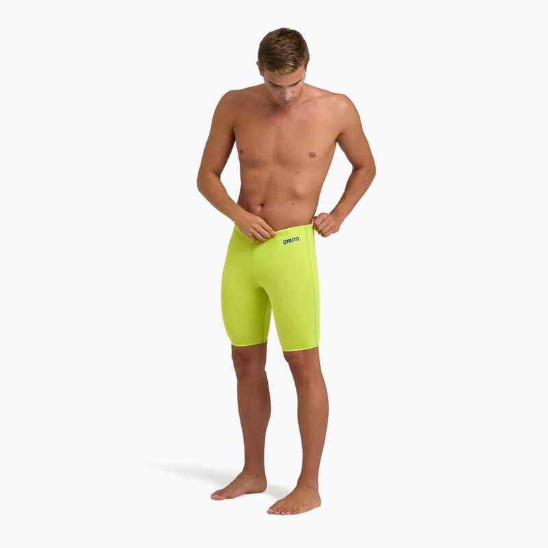 Плавки-джаммери чоловічі Arena Team Swim Jammer Solid soft green/neon blue 4