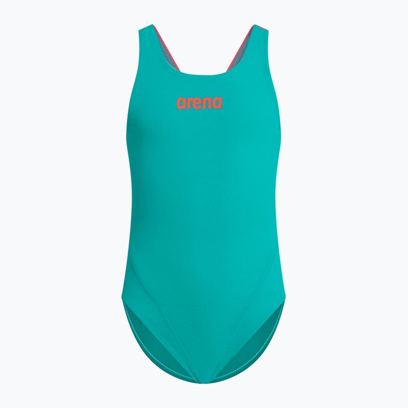 Купальник суцільний дитячий Arena  Team Swim Tech Solid martinica/floreale