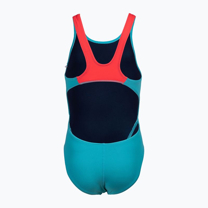 Купальник суцільний дитячий Arena  Team Swim Tech Solid martinica/floreale 5