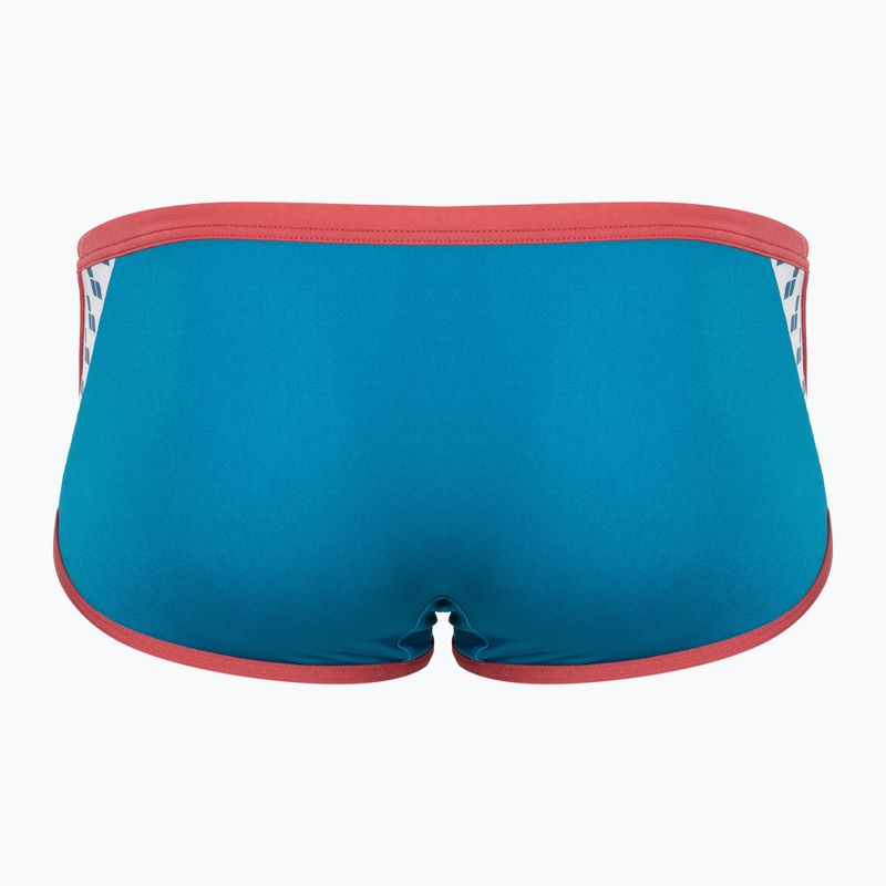 Чоловічі плавки Icons Swim заниженою талією короткі суцільні сині плавки cosmo/astro червоні плавки-боксери 2