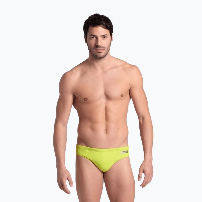 Плавки чоловічі arena Team Swim Briefs Solid soft green