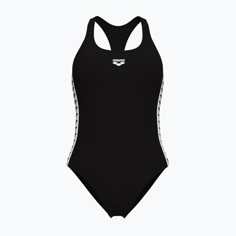 Купальник суцільний жіночий arena Icons Racer Back Solid black / white