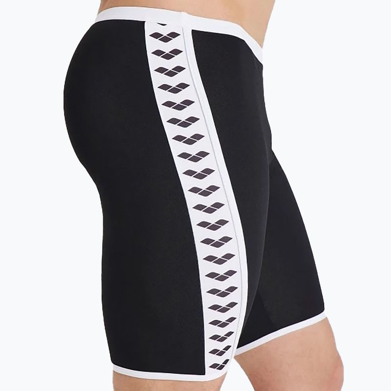 Плавки чоловічі arena Icons Swim Jammer Solid black/white 4