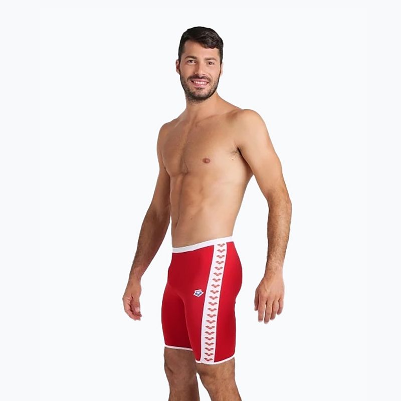 Плавки чоловічі arena Icons Swim Jammer Solid red/white 5