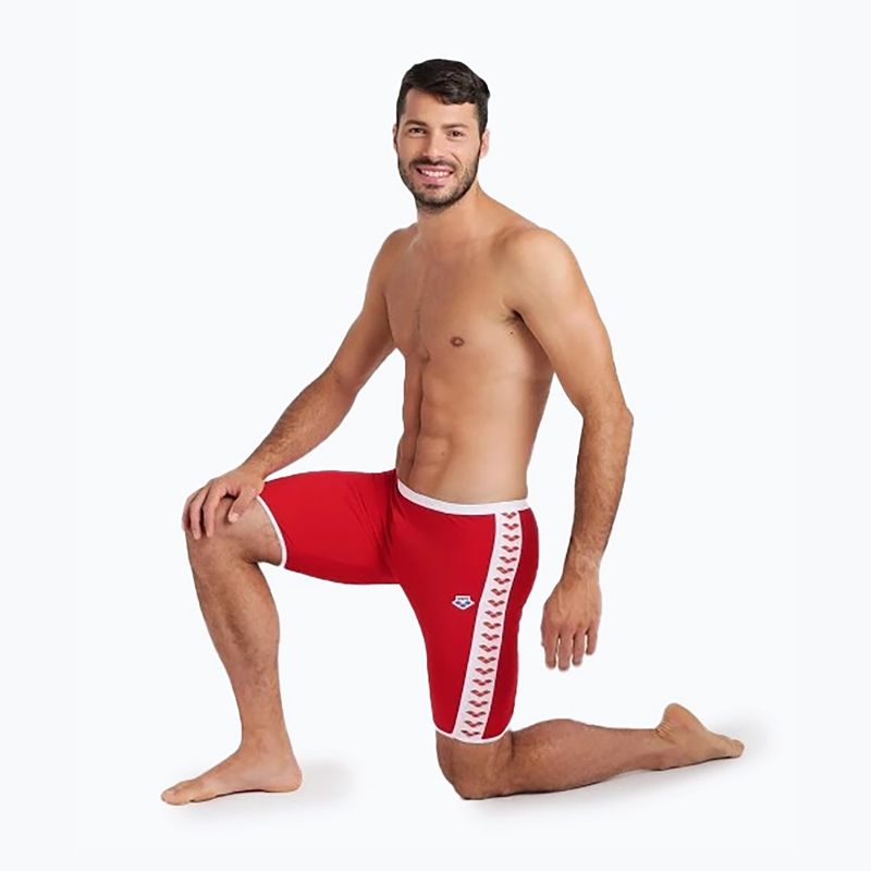 Плавки чоловічі arena Icons Swim Jammer Solid red/white 7