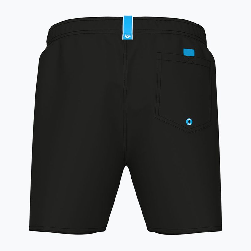 Шорти для плавання чоловічі arena Fundamentals Boxer R black/white 2