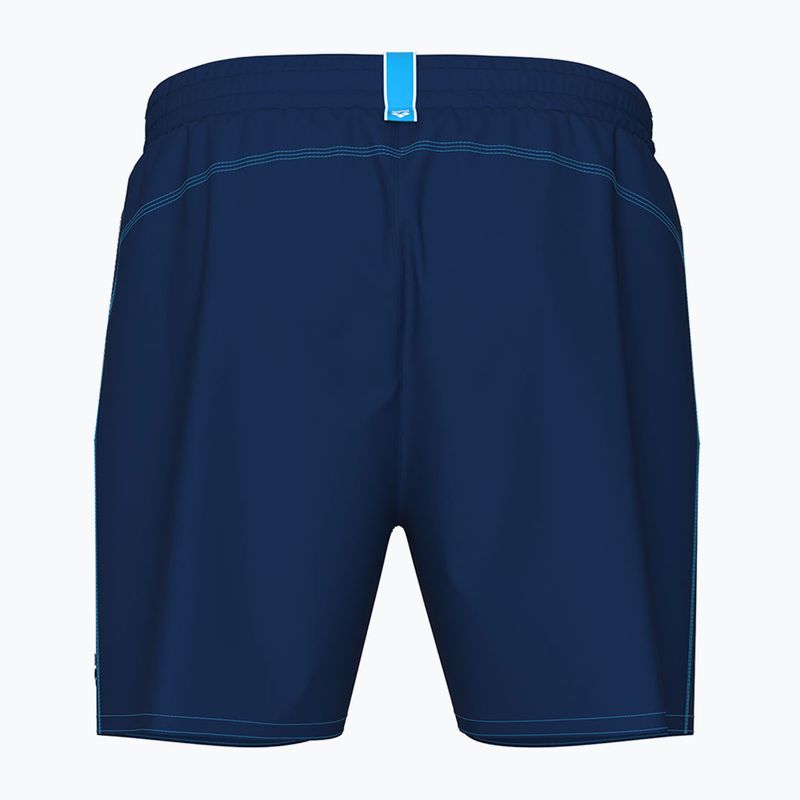 Шорти для плавання чоловічі arena Bywayx R navy/turquoise 2