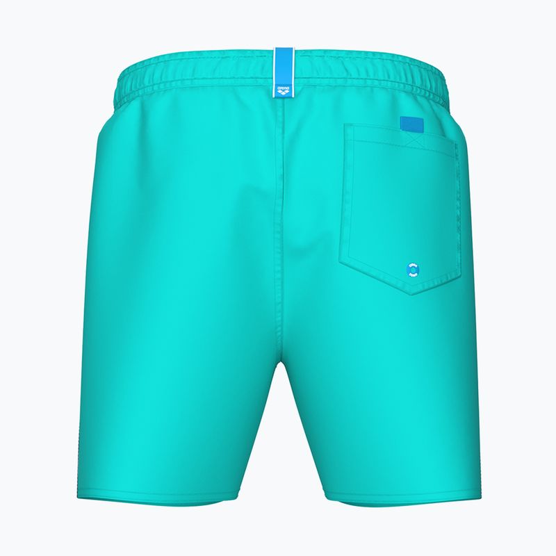 Шорти для плавання чоловічі arena Fundamentals Boxer R water/navy 8