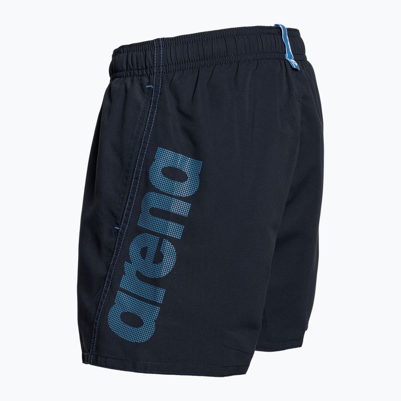 Плавки дитячі Arena Fundamentals Logo JR Boxer R navy/turquoise 4