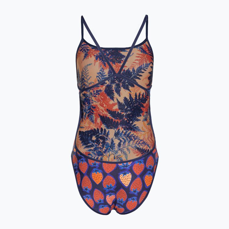 Купальник суцільний жіночий arena Reversible Swimsuit Challenge Back navy/multi 6