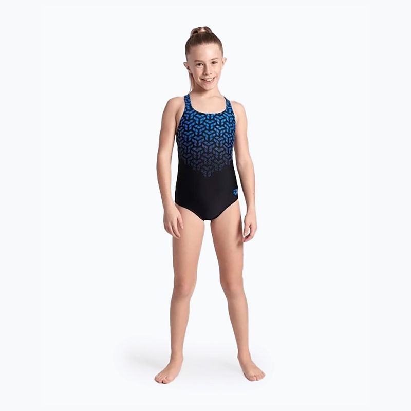 Купальник суцільний дитячий arena Kikko V Swim Pro Back black/blue china 6