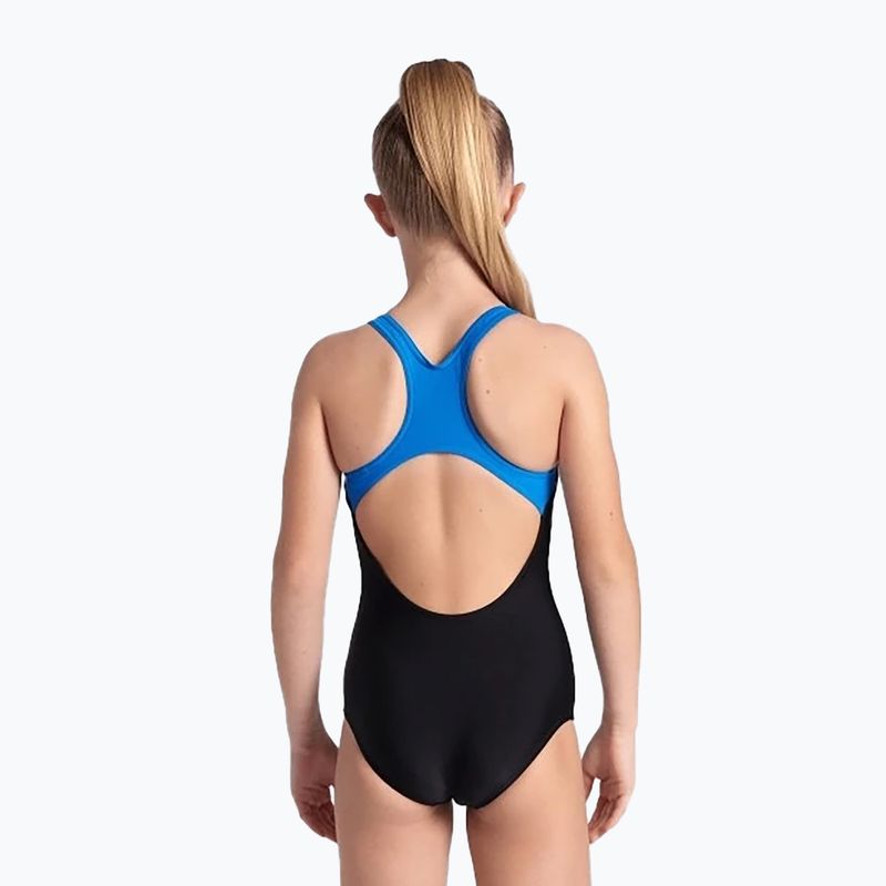 Купальник суцільний дитячий arena Kikko V Swim Pro Back black/blue china 7