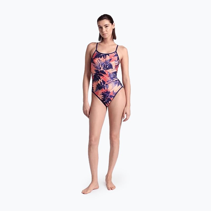 Купальник суцільний жіночий arena Reversible Swimsuit Challenge Back navy/multi 9