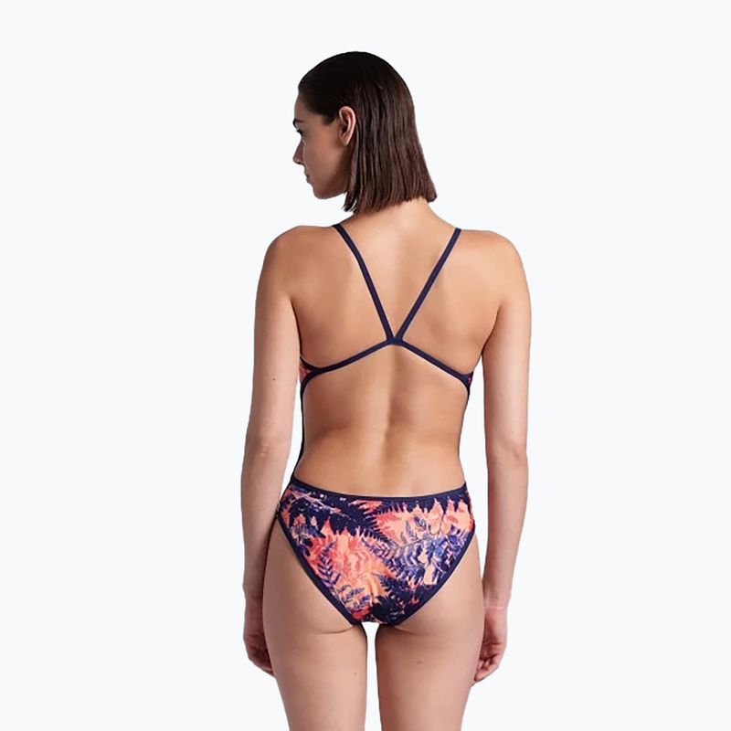 Купальник суцільний жіночий arena Reversible Swimsuit Challenge Back navy/multi 11