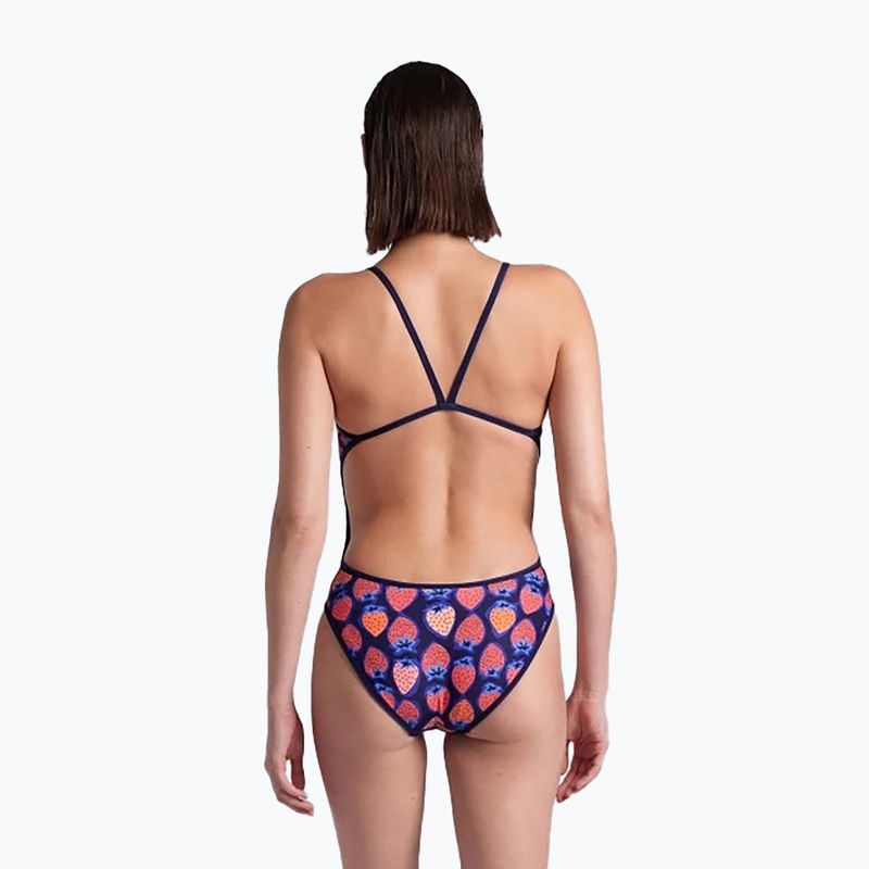 Купальник суцільний жіночий arena Reversible Swimsuit Challenge Back navy/multi 12