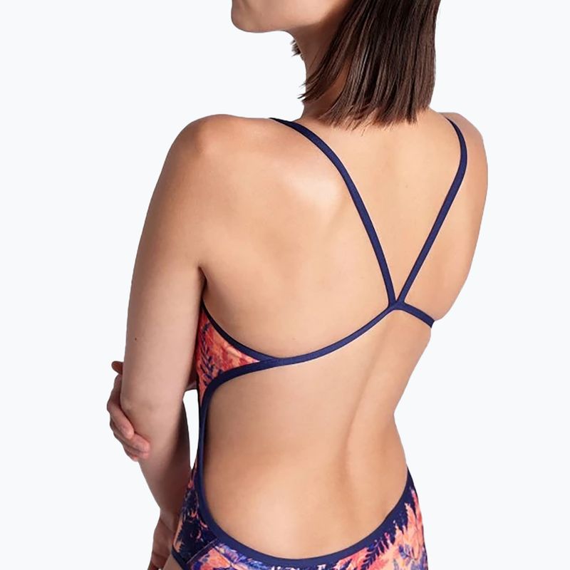 Купальник суцільний жіночий arena Reversible Swimsuit Challenge Back navy/multi 15