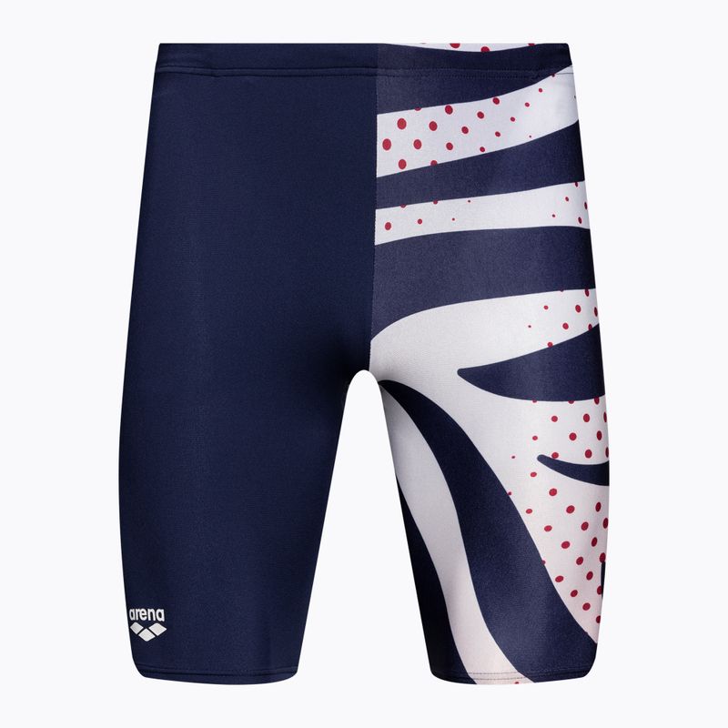 Плавки джаммери чоловічі arena Multi Stripes Swim Jammer navy/white multi