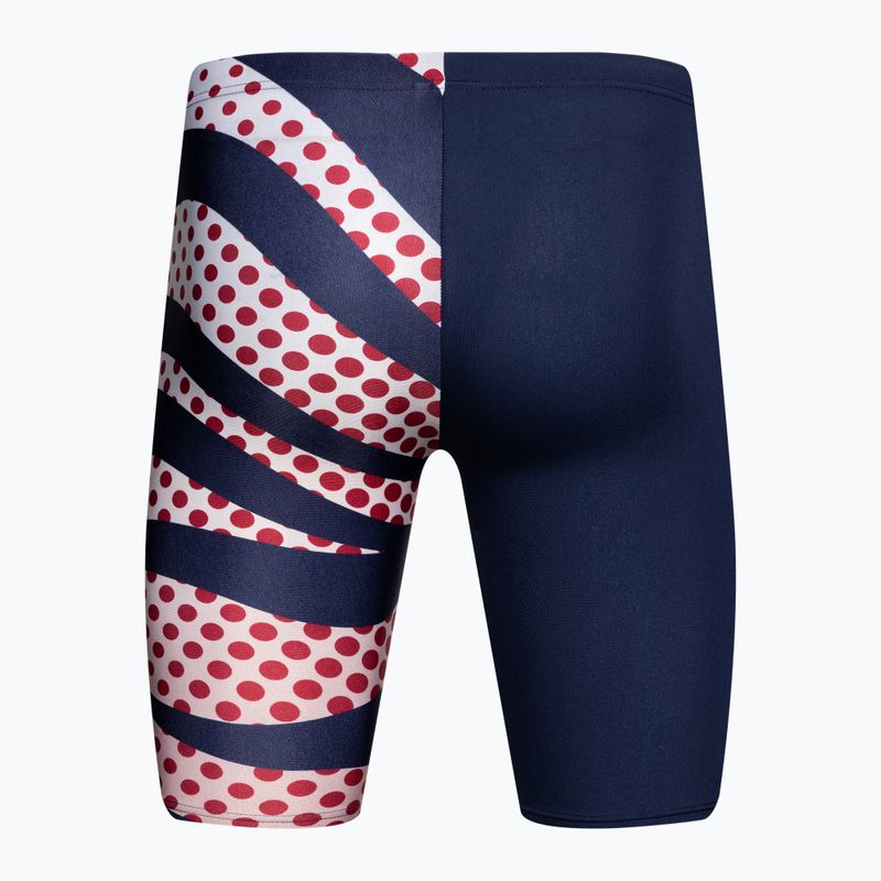 Плавки джаммери чоловічі arena Multi Stripes Swim Jammer navy/white multi 2