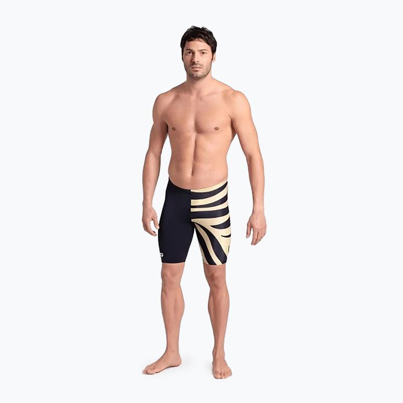 Плавки джаммери чоловічі arena Multi Stripes Swim Jammer black/white multi 6