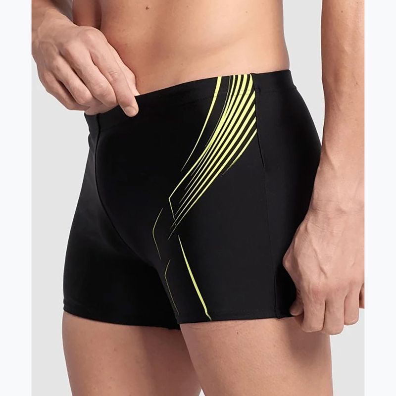 Плавки чоловічі Arena Dive Swim Short black/soft green 4