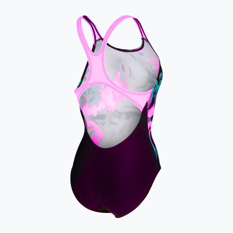Купальник суцільний жіночий arena Imaginary Swim Pro Back black/shocking pink/multi 4
