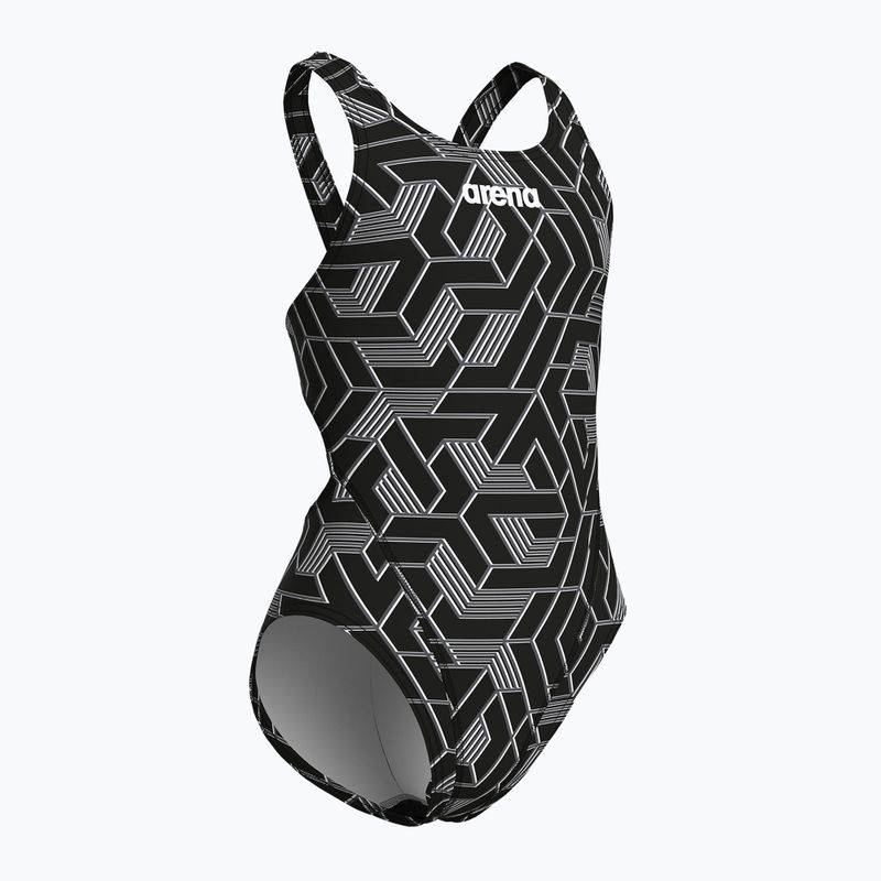 Купальник суцільний дитячий arena Escape Swim Tech L black/team black 3
