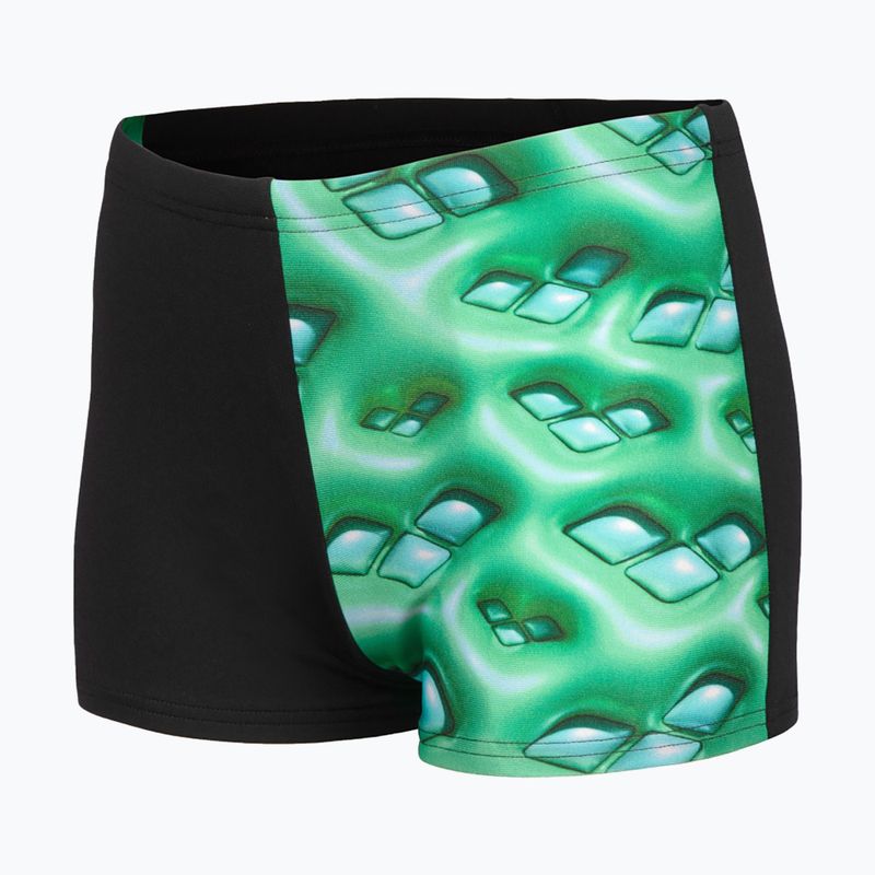 Боксерки для плавання дитячі arena Foam Swim Short black/soft green multi 3