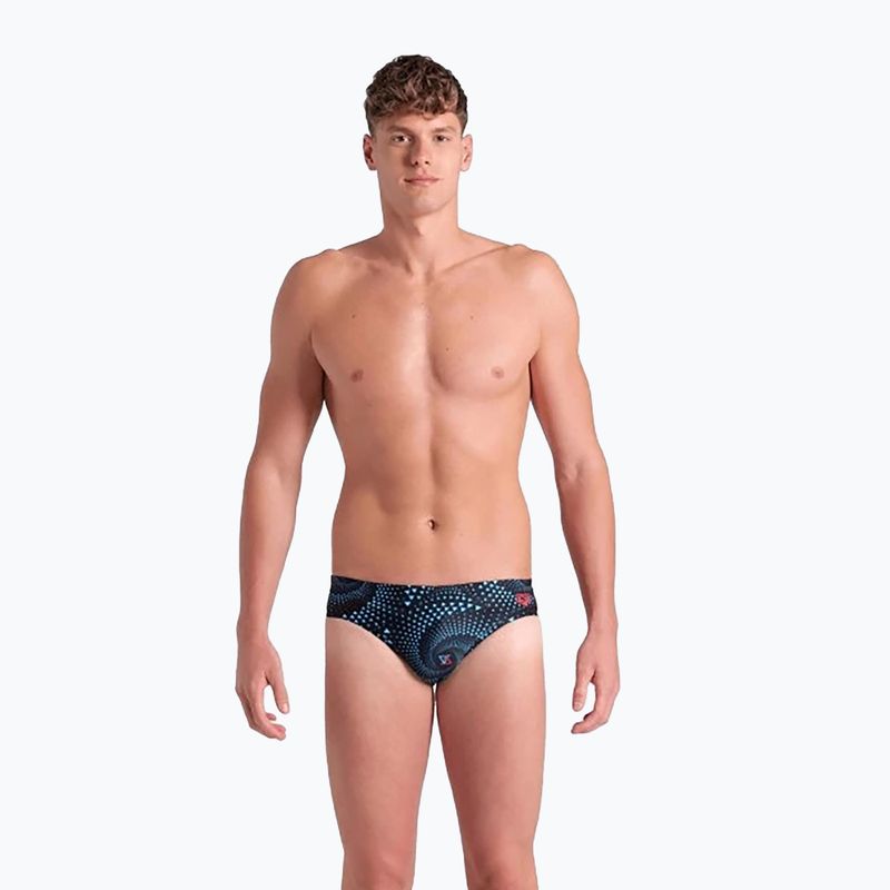 Плавки чоловічі arenaFireflow Swim Briefs black multi 4