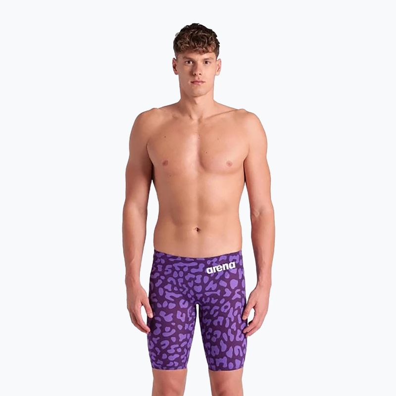 Плавки чоловічі arena Powerskin Carbon Air2 LE Jammer leopard violet
