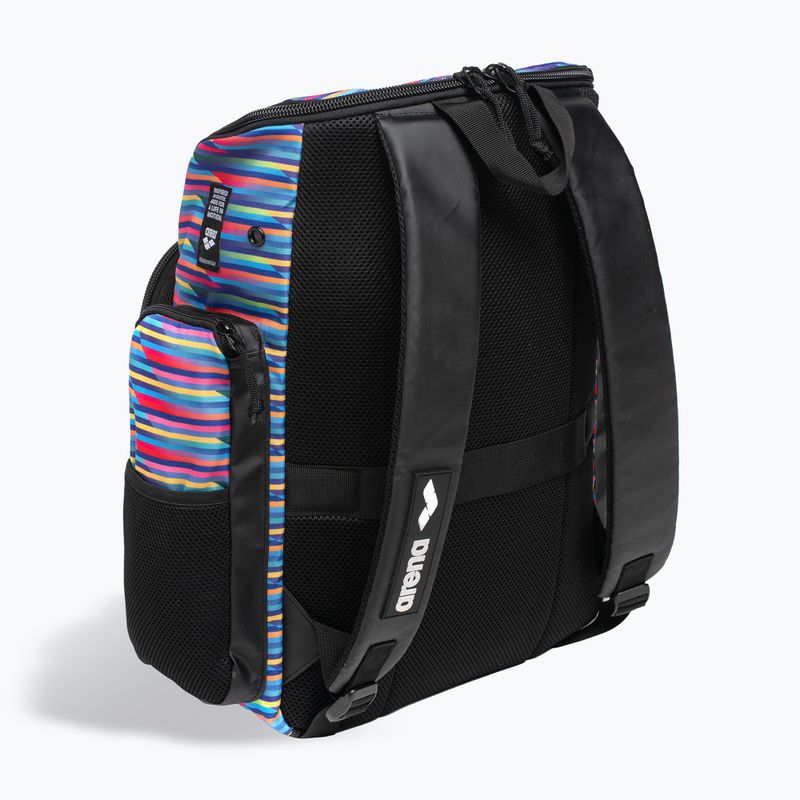 Рюкзак для плавання arena Spiky III 35 л Allover racing stripes 4
