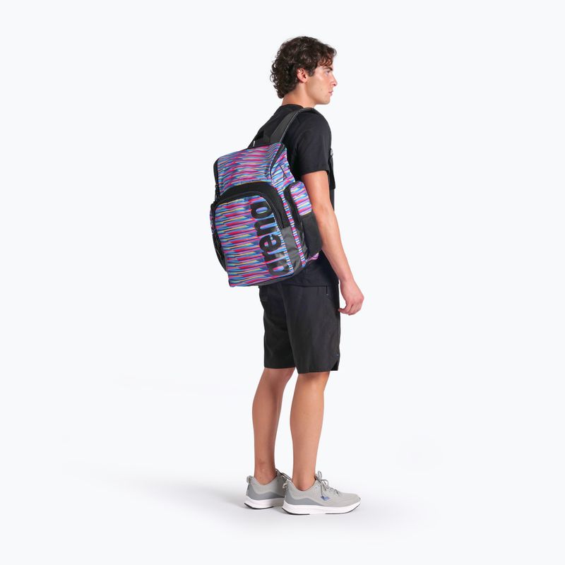Рюкзак для плавання arena Spiky III 35 л Allover racing stripes 5